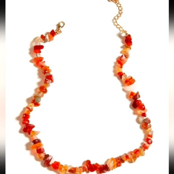 CARNELIAN NECKLACE NEW - Picture 2 of 5